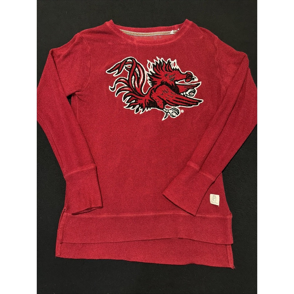 University Of South Carolina Gamecocks Terry Pullover Thumbhole Women's Size S